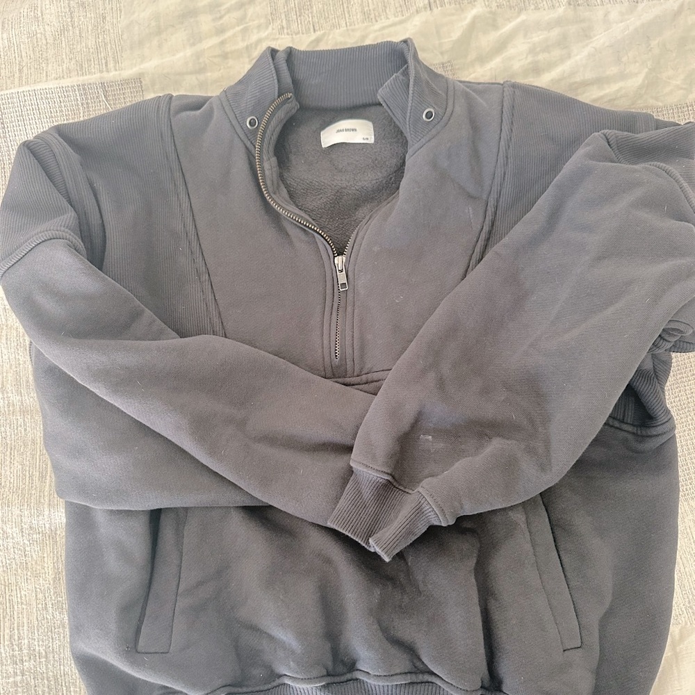 Joah Brown Retro half zip pullover S/M
